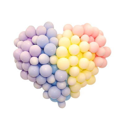 马卡龙气球装饰开业拱门儿童生日场景布置加厚无毒无害乳胶汽球