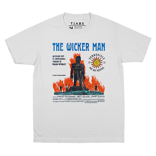 坏品味TIABS异教徒短袖The Wicker Man电影美式休闲复古落肩男T恤