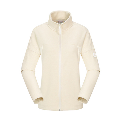 lafuma户外宽松立领抓绒外套女