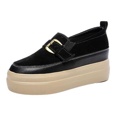 网红磨砂秋季新款小码黑色运动鞋