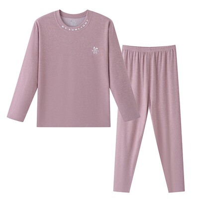 儿童德绒保暖内衣套装加肥加大码