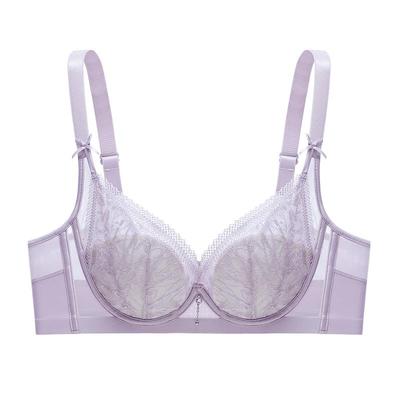 大胸显小薄款洞洞杯文胸