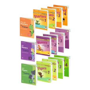 剑桥yle真题集剑桥少儿英语考试全真试题一二三级教材 Starters movers flyers 1 2 3全真备考资料剑桥考级专项训练