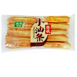 清美小油条300克10根 3包包邮无矾上海特产油炸速冻方便速食早餐