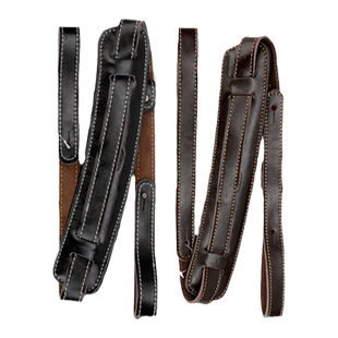 CB小垫肩吉他背带个性牛皮电吉他贝司背带琴钉民谣吉他防脱背带