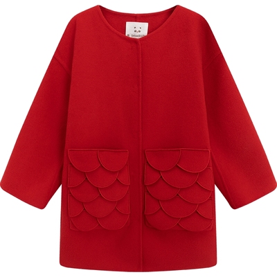 大衣童装broadcute无领