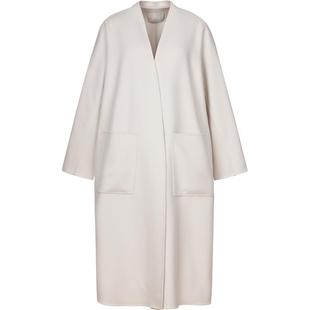 LESS宽松休闲阿拉善山羊绒大口袋和服式慵懒风毛呢大衣2O1813720