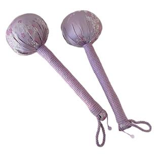 艾草养生锤背部按摩棒经络锤艾灸锤办公室按摩放松锤缎面舒适手持