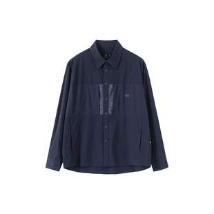 BUTTBILL BETA 23FW 特氟龙三防格纹防撕裂长袖衬衫宽松口袋拼接