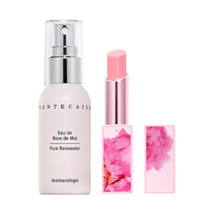 【新年礼物】Chantecaille香缇卡玫瑰花妍露45ml+润唇膏套组