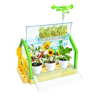 阳光种植房儿童科学小实验套装种菜植物生长观察盒益智玩具男孩女