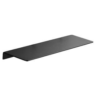 浴室置物架淋浴房太空铝卫生间马桶上收纳架镜子前一字搁板免打孔