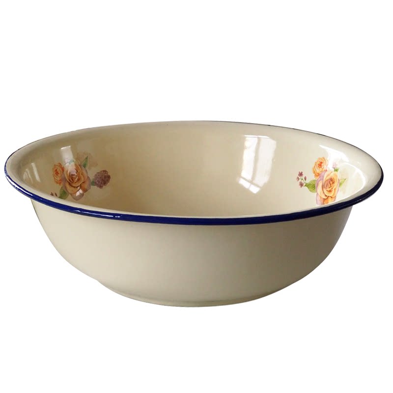 搪瓷盆家用厨房大号洗菜瑕疵品