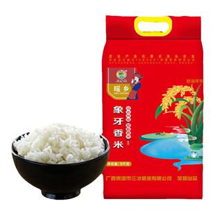 瑶山正宗象牙香米优质泰国香超长粒茉莉香大米农家猫牙米真空10斤