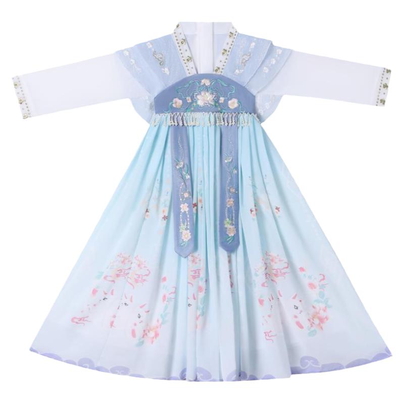 女童国风夏季连衣裙儿童汉服裙子