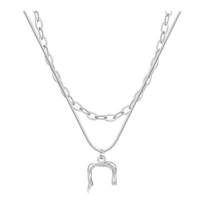 DODOGOGO方形双层叠戴项链