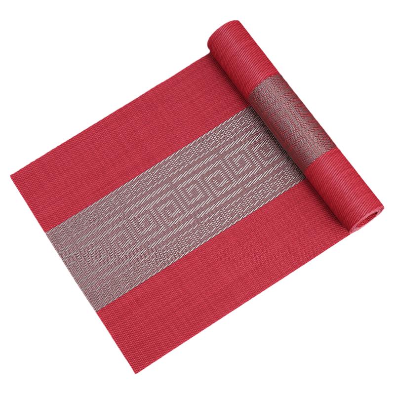 红色桌旗新中式节日喜庆茶几桌布中式结婚茶席防水茶垫桌垫台布垫