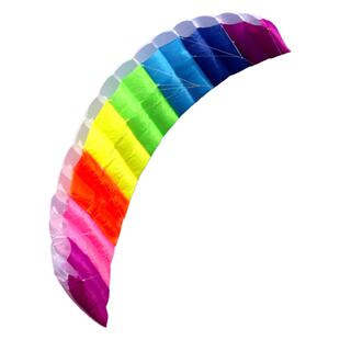 软体伞 风筝双线动力 彩虹1.8米遥控动力 滑翔伞立体手抛法塞纳