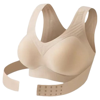 矫姿调整无痕内衣女聚拢提拉防下垂矫正姿态防震运动文胸塑形美背