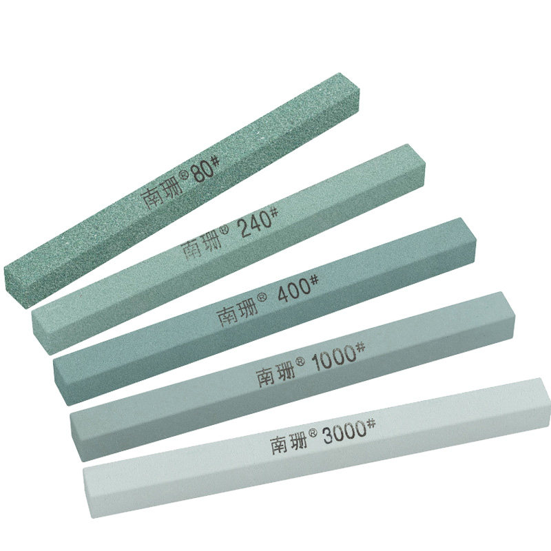 南珊正方油石条12*12*150mm精磨油石磨刀石小油石条绿碳化硅油石