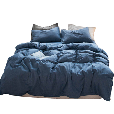 无印良品日式全棉床笠三四件套