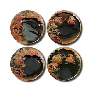 【孤品】赋比兴砚台 国家非遗 方学斌砚台作品 歙砚协会会长 老坑山水歙砚台 天然原石安徽高档精品 文房四宝