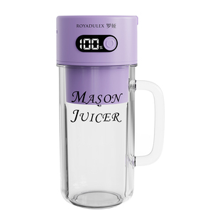 罗娅榨汁机20叶刀头小型便携式多功能炸水果果汁机迷你电动榨汁杯