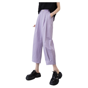 [清仓100元3件]春夏季正品女装断码直筒阔腿裤 数量有限 售完为止