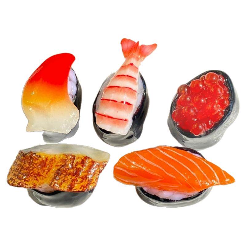 寄居蟹替换壳 三文鱼 鱼子酱 寿司壳 北极贝鳗鱼熟虾 手工替换壳