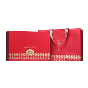 金玉满堂双拼通用滋补品礼盒燕窝西洋参羊肚菌石斛三瓶送礼包装盒