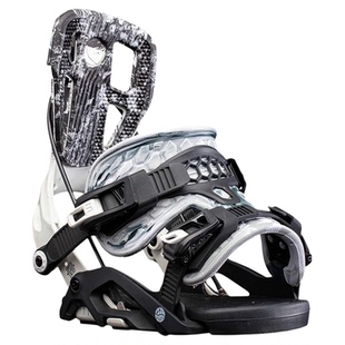 FLOW快穿固定器专业滑雪板单板刻滑固定器男FUSE两穿钢丝牵拉现货