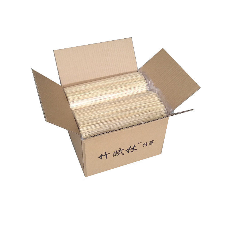 细竹签商用整箱5000支30cm*2mm麻辣烫串串香烧烤小肉串蔬菜竹签子