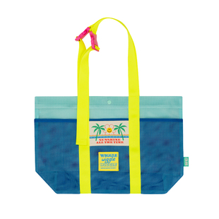 wiggle wiggle网眼沙滩包男女夏季游泳健身运动斜挎手提收纳袋