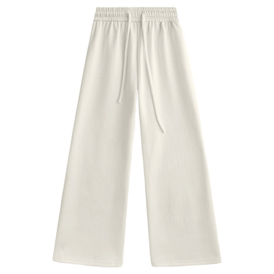 女童加绒阔腿裤秋冬款儿童一体绒