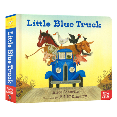 Little Blue Truck 蓝色小卡车 经典故事绘本 纸板书 交通工具 品格教育 认知启蒙 亲子睡前读物 畅销书 英文原版进口儿童图书