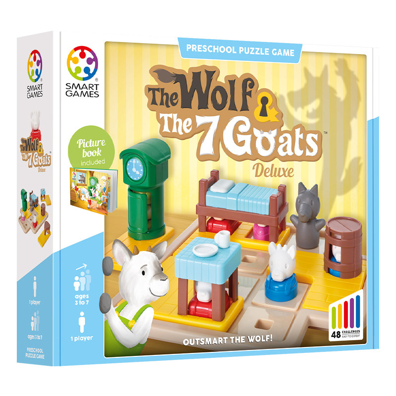 SmartGames七只小羊 儿童玩具空间规划桌游 3岁+
