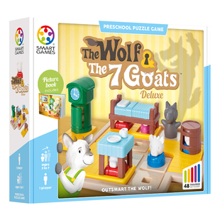 【弯弯推荐】SmartGames七只小羊 儿童玩具空间规划桌游 3岁+