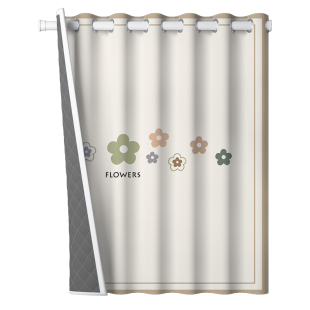 窗帘免打孔安装防风加厚防寒保温隔冷气飘窗窗户挡风隔音神器遮光