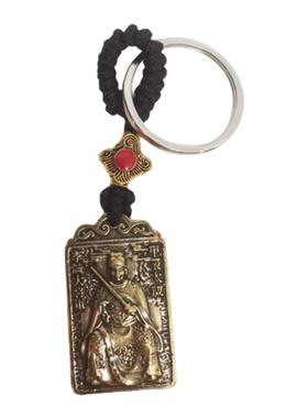 2024年甲辰龙年纯黄铜太岁铜牌小挂件背包挎包书包装饰钥匙吉祥物