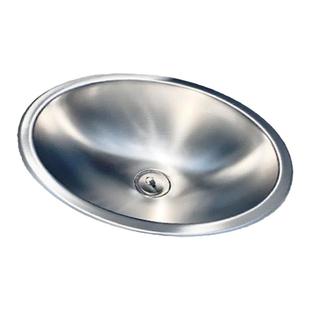 卫生间不锈钢椭圆304不锈钢水槽一体成形面盆更换陶瓷盆掉盆烂盆