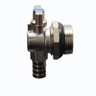 地热分水器放水阀门地暖1寸排水铜阀DN25全铜热水嘴排污阀大流量