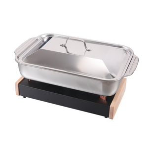 万州烤鱼炉商用酒精环保油加热底座海鲜大咖干锅牛蛙炉不粘烤鱼盘