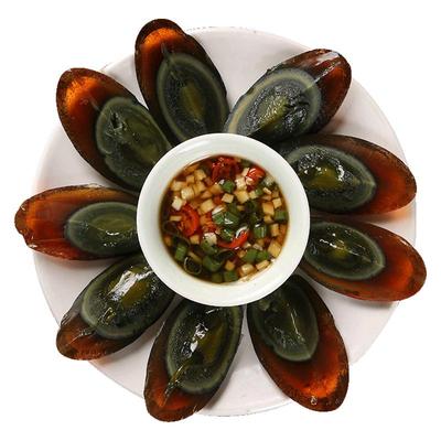 古法稻壳包泥松花皮蛋无铅溏心