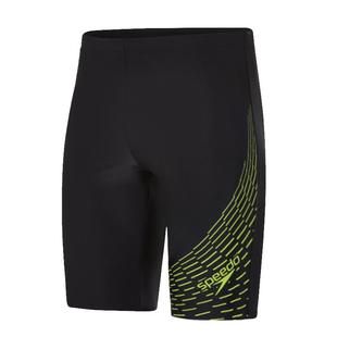 speedo专业训练比赛速干及膝泳裤男五分裤防尴尬温泉度假游泳套装