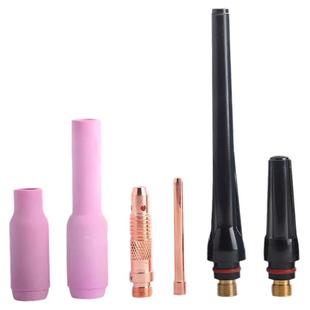 氩弧焊枪配件WP26瓷咀钨针夹SR18导流件长尾帽短压帽WP17中尾瓷嘴