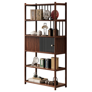 实木博古架2025新款茶柜置物架中式茶具多宝阁客厅茶壶展示柜