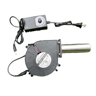 废机油炉 烧烤炉 柴火炉专用风机 220V变压12V户外采暖炉鼓风机