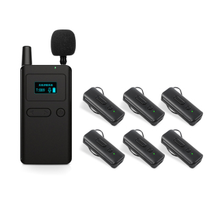 铃精灵无线讲解器一对多导游耳机租赁企业博物馆景区接待耳麦教学会议团队一拖多导览机出租旅游景点接收系统