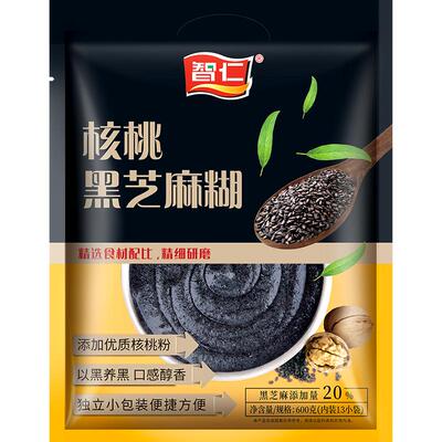 智仁核桃黑芝麻糊口感醇香