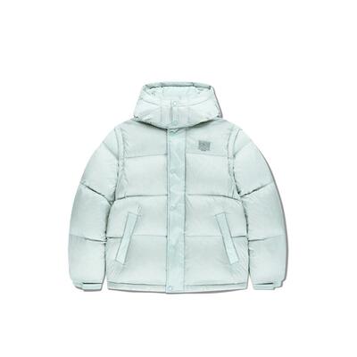 MARITHE可拆袖连帽羽绒服